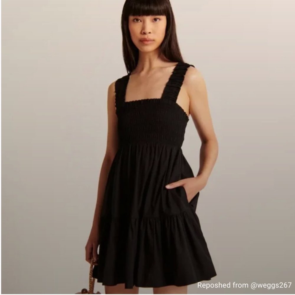 Abercrombie Smocked Bodice Easy Mini Dress